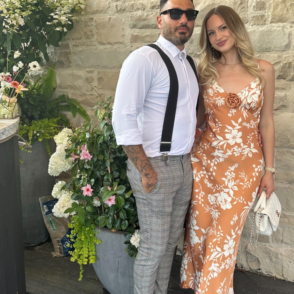 Slip dress floral print